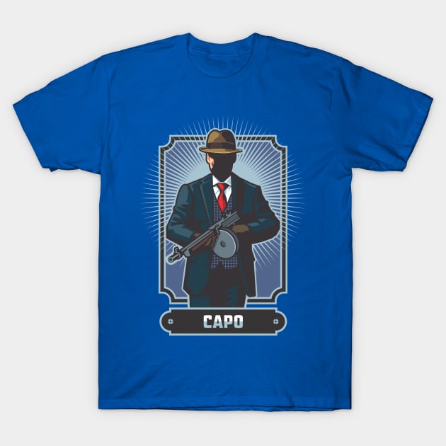 Character Metaphor- Mafia Mobster Capo T-Shirt by Vector-Artist